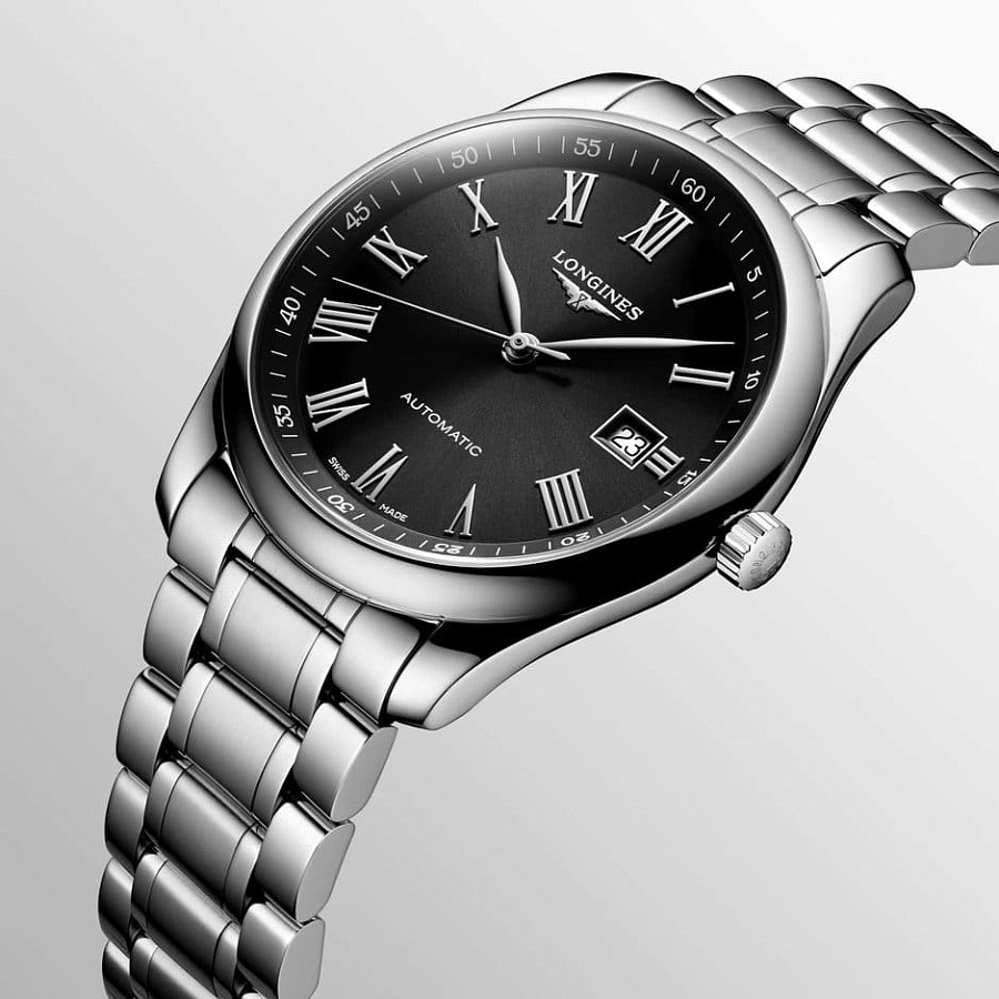 Часы Longines Master Collection L2.793.4.59.6 — черный, сталь металл