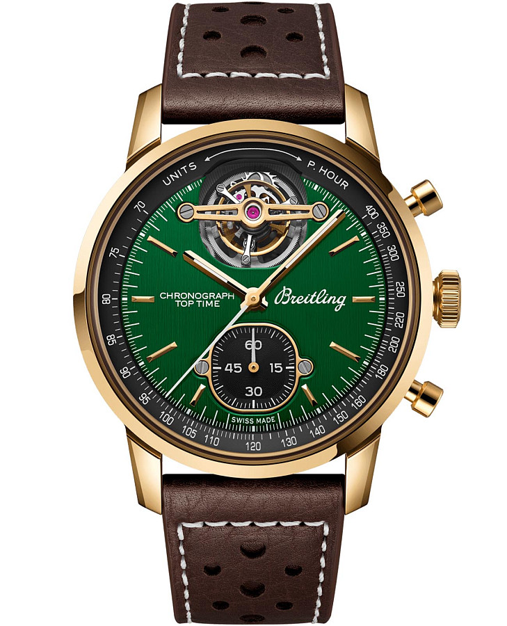 Часы Breitling Top Time B21 Ford Mustang NB21251A1L1X1 — мужские, зеленый
