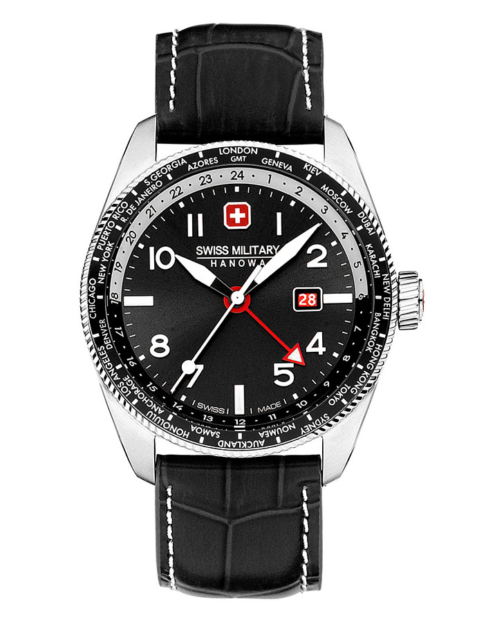 Часы Swiss Military Hanowa Hawk Eye SMWGB0000504 — мужские, черный