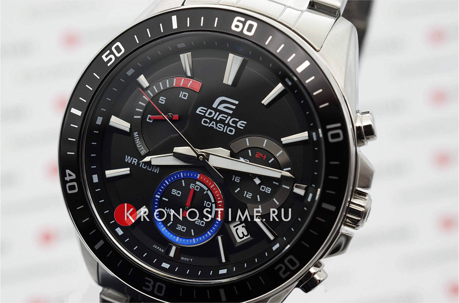 Часы Casio Edifice EFR-552D-1A3VUDF (EFR-552D-1A3) — мужские, нержавеющая сталь