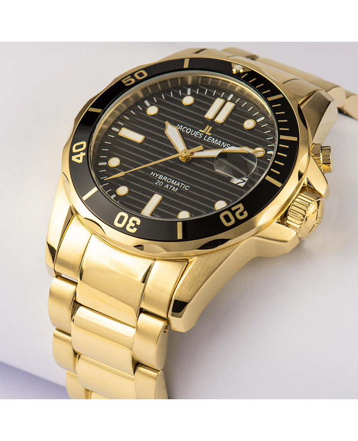 Часы Jacques Lemans Hybromatic 1-2170M — металл сталь, Австрия