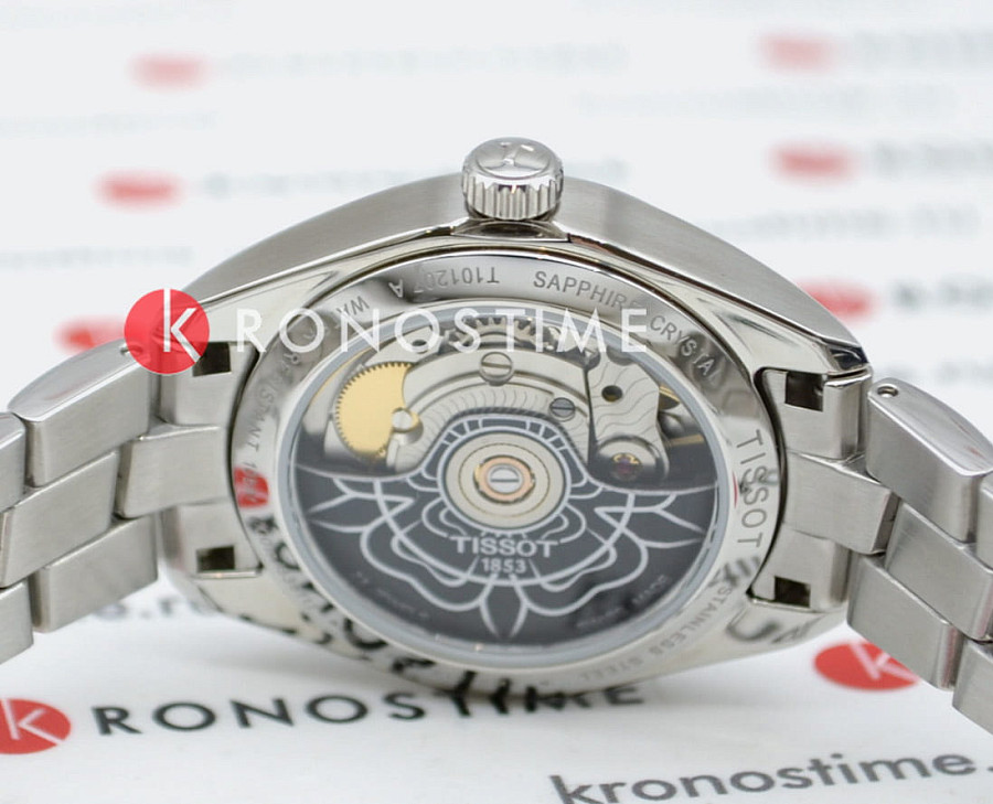 Часы Tissot PR 100 Powermatic 80 Lady T101.207.11.051.00 — женские, нержавеющая сталь