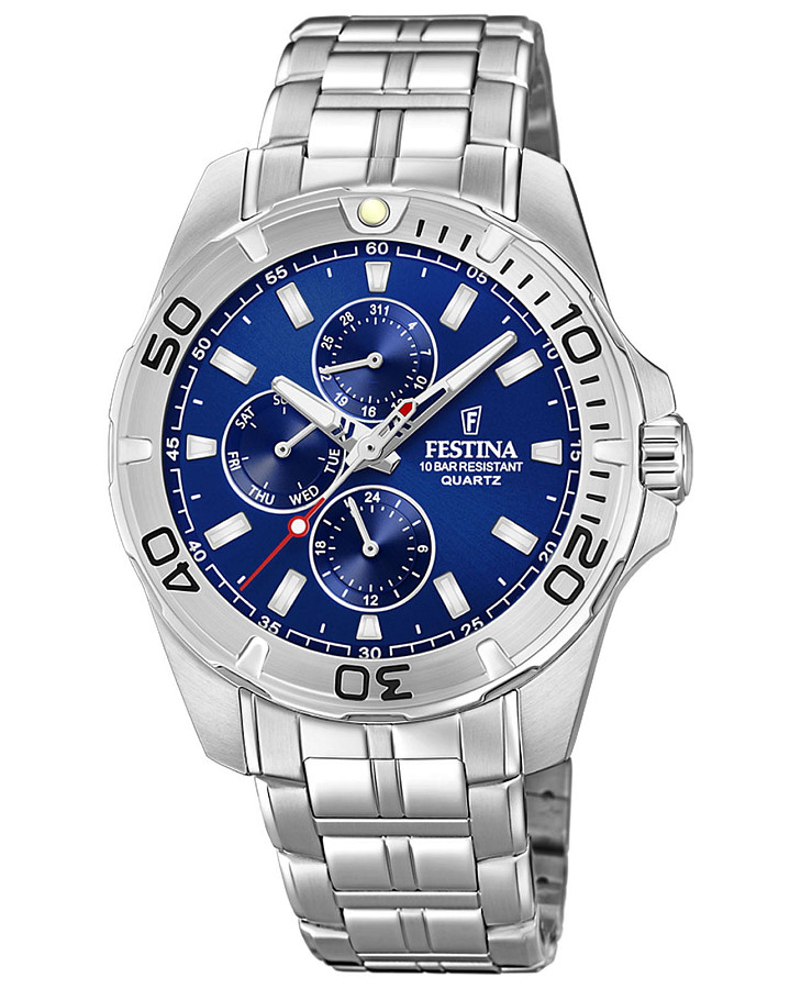 Часы Festina Multifuncion F20445/2 — мужские, синий