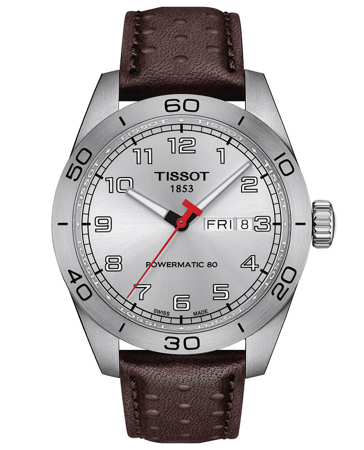 Часы Tissot PRS 516 Powermatic 80 T131.430.16.032.00 — мужские, серебристый