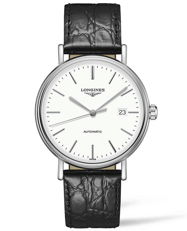Часы Longines Presence L4.922.4.12.2 — мужские, белый