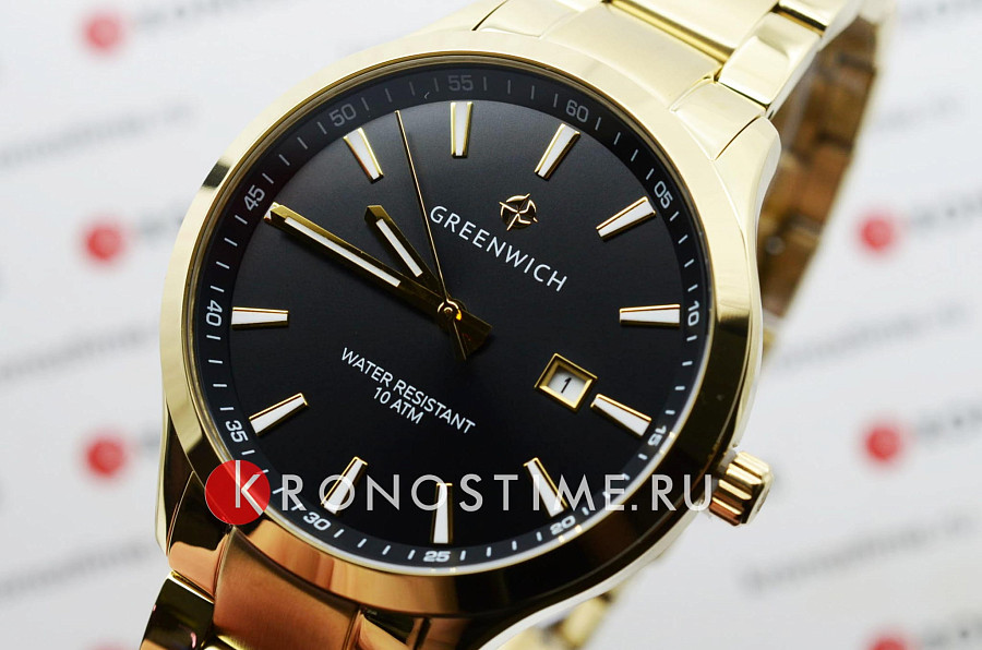Часы Greenwich Helm GW 041.20.31 — кварцевые, сталь металл