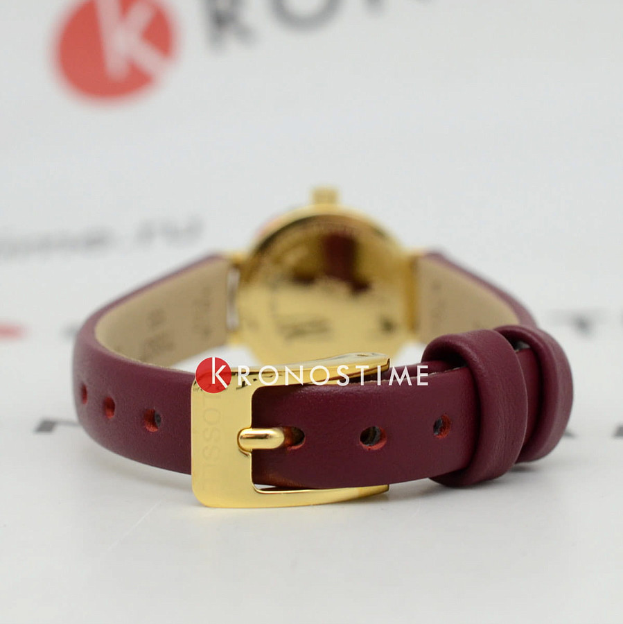 Часы Tissot Lovely Round T140.009.36.371.00 — кожаный, женские