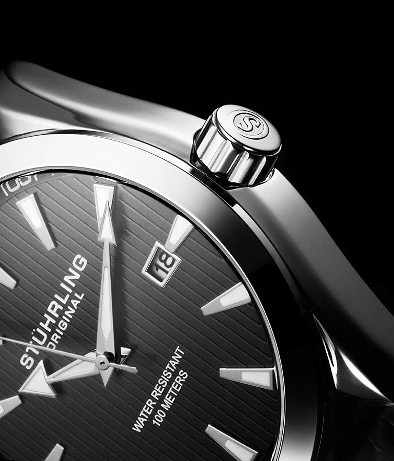 Часы Stuhrling Symphony 3953L.1 — сталь металл, США