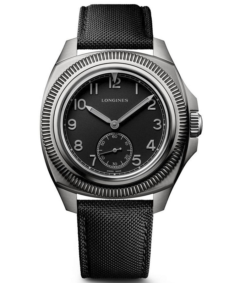 Часы Longines Pilot Majetek L2.838.1.53.2 — мужские, черный