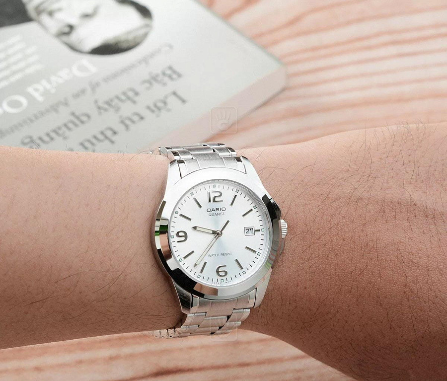 Часы Casio Collection MTP-1215A-7ADF (MTP-1215A-7A) — кварцевые, сталь металл