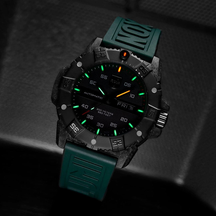 Часы Luminox Master Carbon SEAL Automatic XS.3877 — мужские, зеленый
