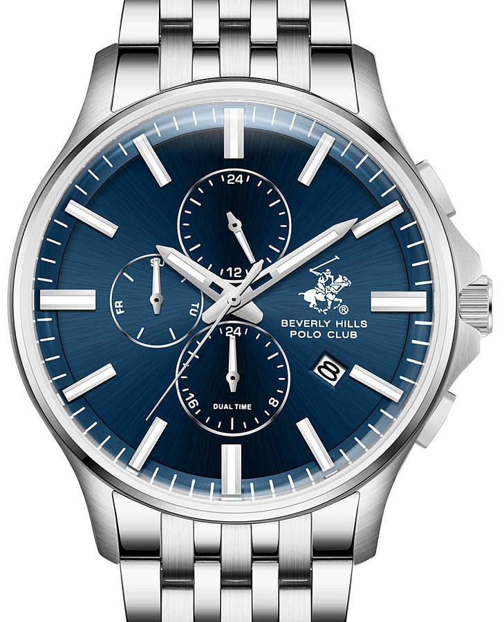 Часы Beverly Hills Polo Club BP3852X.390 — кварцевые, сталь металл