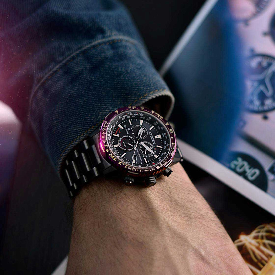 Часы Citizen Promaster CB5009-55E — металл сталь, Япония