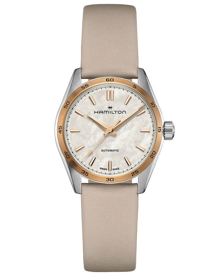Часы Hamilton Jazzmaster Performer Auto H36125890 — женские, перламутровый