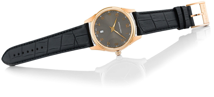 Часы Hamilton Jazzmaster Thinline Quartz H38541783 — сталь, Швейцария