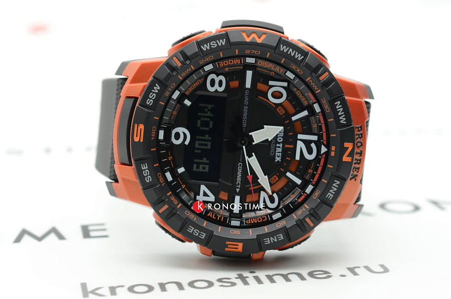 Часы Casio Pro Trek PRT-B50-4 — пластик, мужские