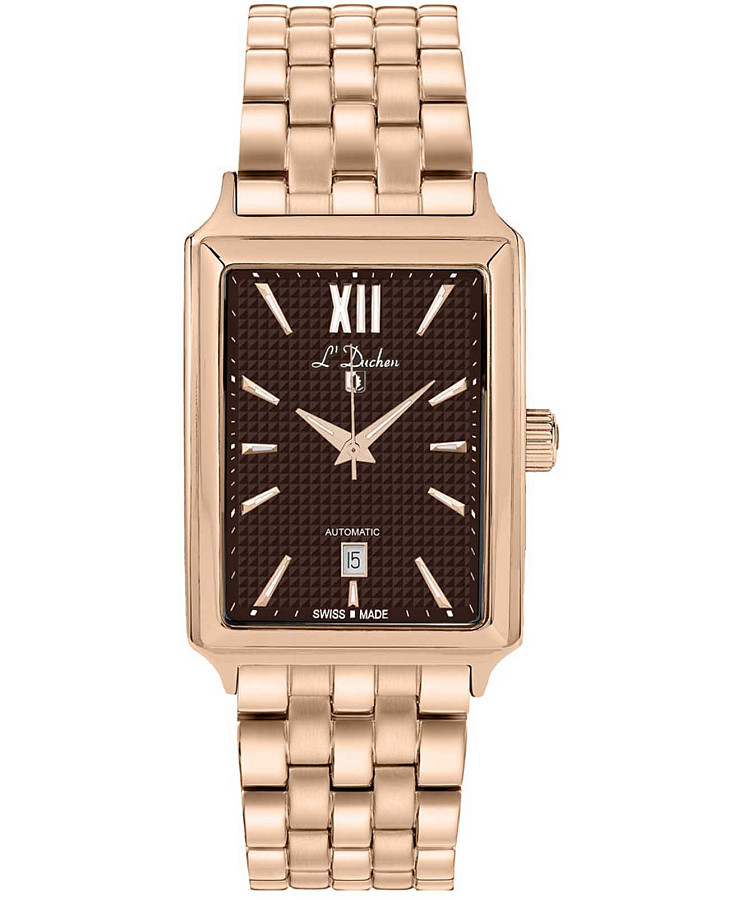 Часы L'Duchen Adventure Automatic D 633.40.38 — мужские, коричневый