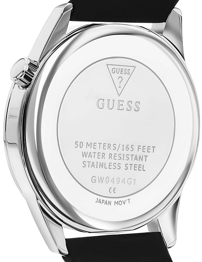 Часы Guess Max GW0494G1 — черный, металл сталь
