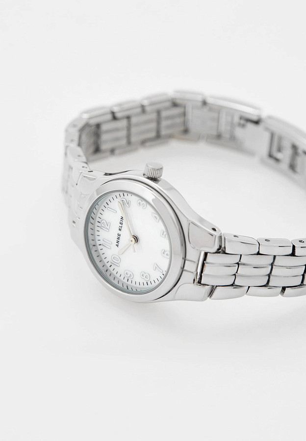 Часы Anne Klein Diamond 5491MPSV — автокварц (кинетик), металл сталь