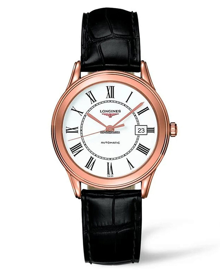 Часы Longines Flagship L4.774.8.21.2 — мужские, белый