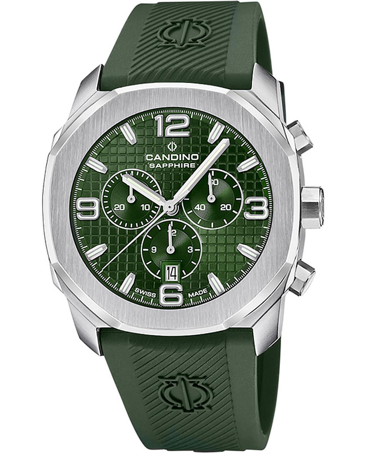Часы Candino Gents Sport C4774/5 — мужские, зеленый