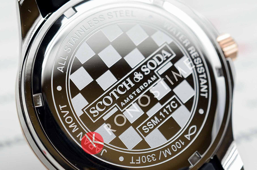 Часы Scotch&Soda SSM.117C — мужские, силикон
