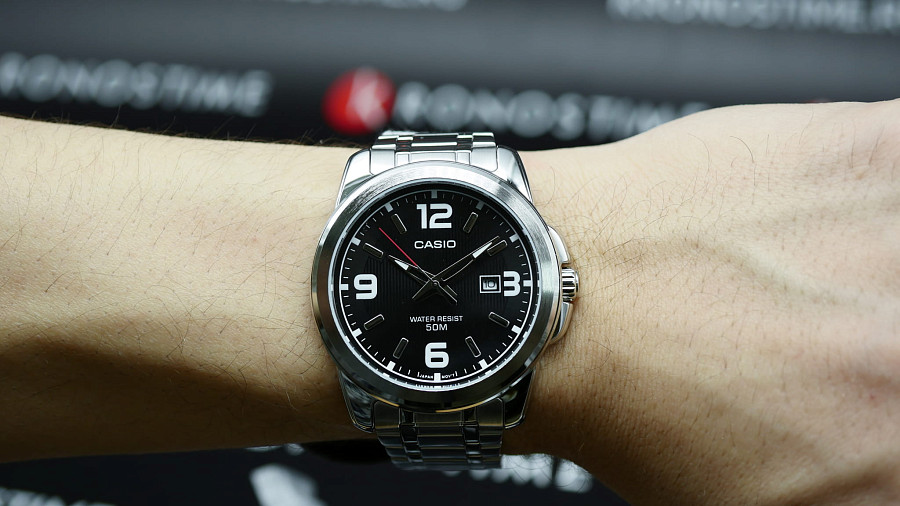 Часы Casio MTP-1314PD-1AVEF — мужские, нержавеющая сталь
