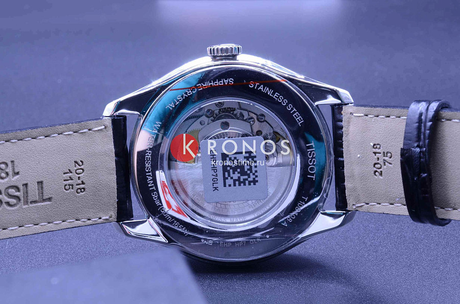 Часы Tissot Ballade Powermatic 80 COSC T108.408.16.057.00 — черный, механические