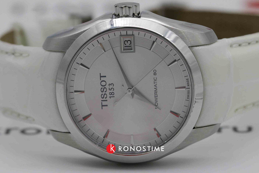 Часы Tissot Couturier Powermatic 80 Lady T035.207.16.031.00 — кожаный, женские