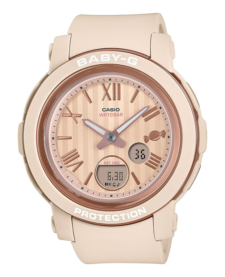 Часы Casio Baby-G BGA-290SW-4A — женские, бежевый