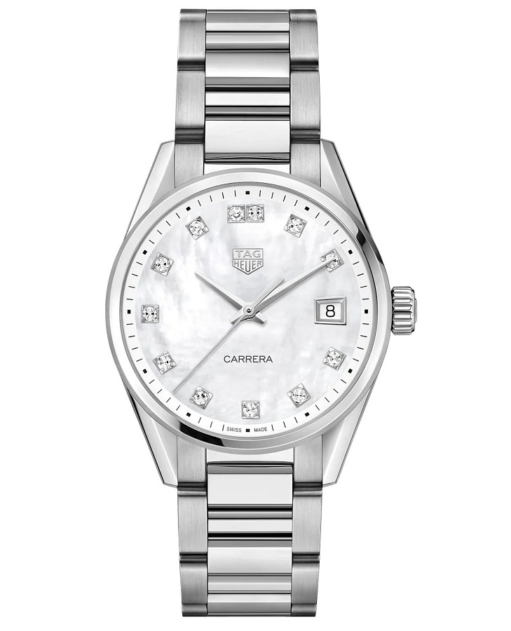 Часы TAG Heuer Carrera Lady WBK1318.BA0652 — женские, серебристый