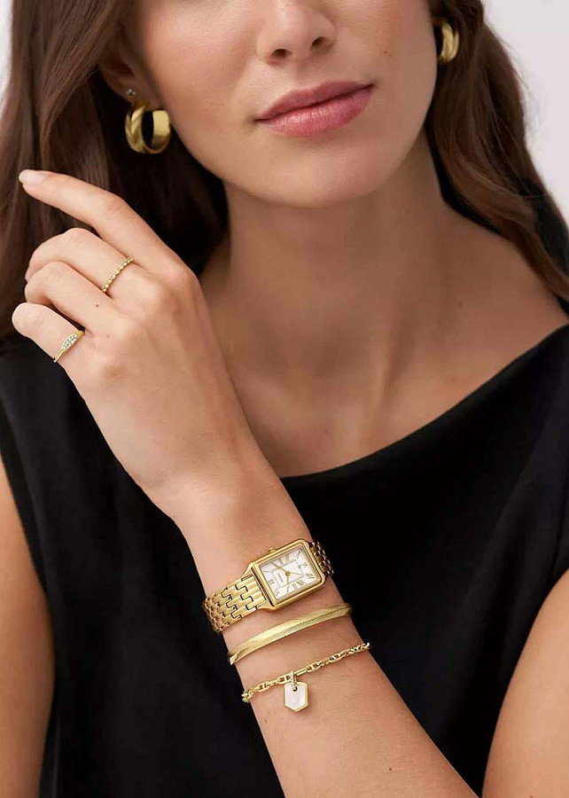 Часы Fossil Raquel ES5220 — белый, сталь металл