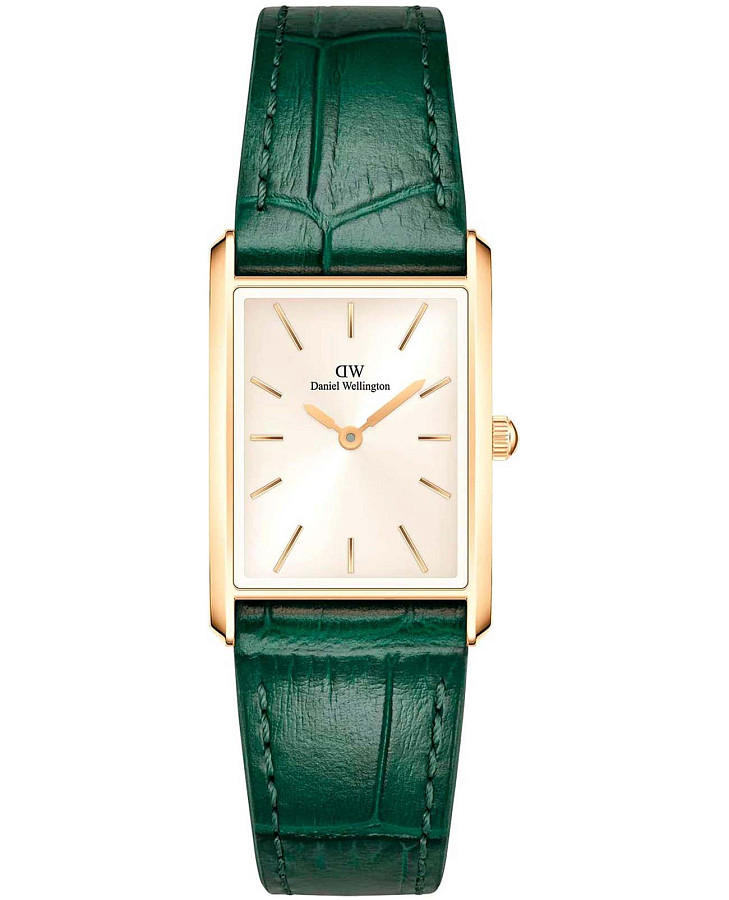 Часы Daniel Wellington Bound Crocodile Champagne Sunray Gold DW00100695 — женские, шампань