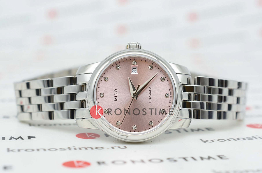 Часы Mido Baroncelli Lady Twenty Five M039.007.11.336.00 — механические, металл сталь