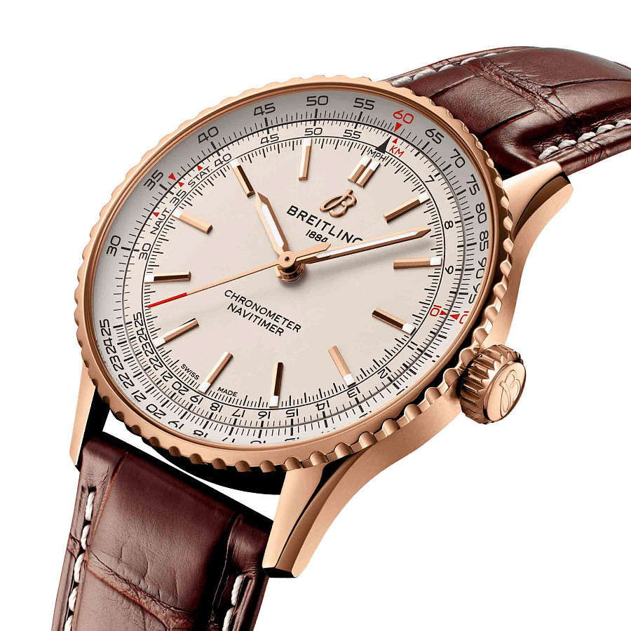 Часы Breitling Navitimer Automatic 41 R17329F41G1P1 — механические, золото