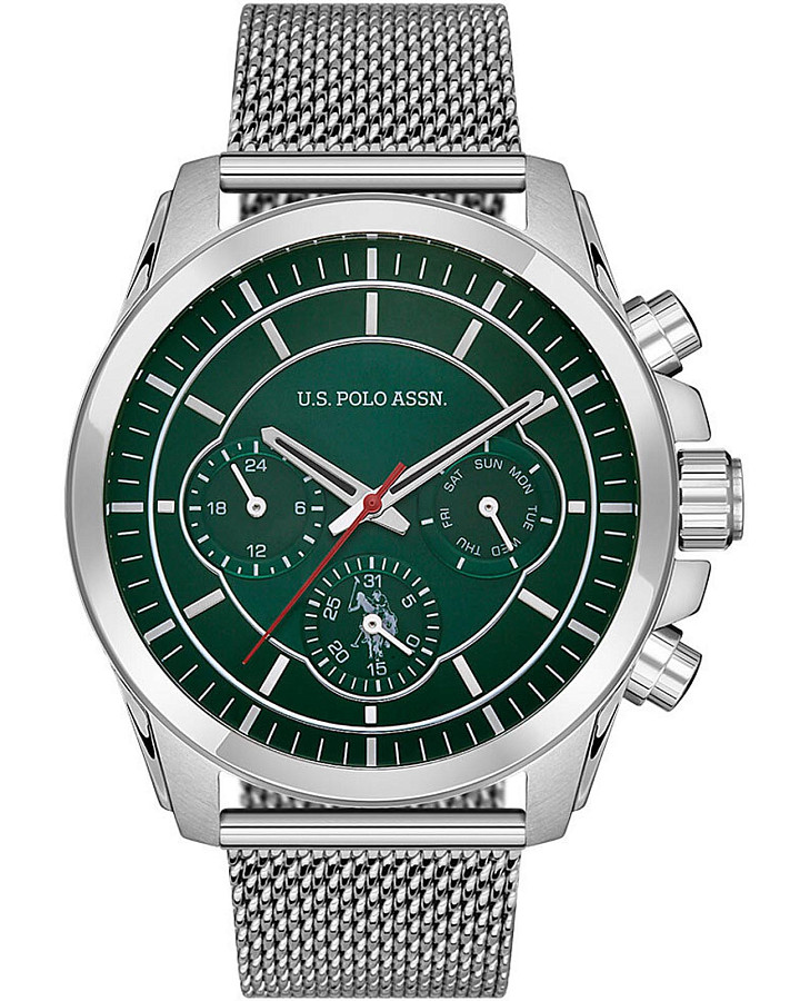 Часы U.S. Polo Assn. Crossing USPA1028-08 — мужские, зеленый