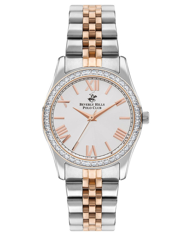 Часы Beverly Hills Polo Club BP3383C.530 — женские, серебристый