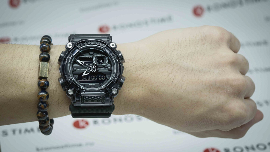 Часы Casio G-Shock GA-900SKE-8A — черный, пластик