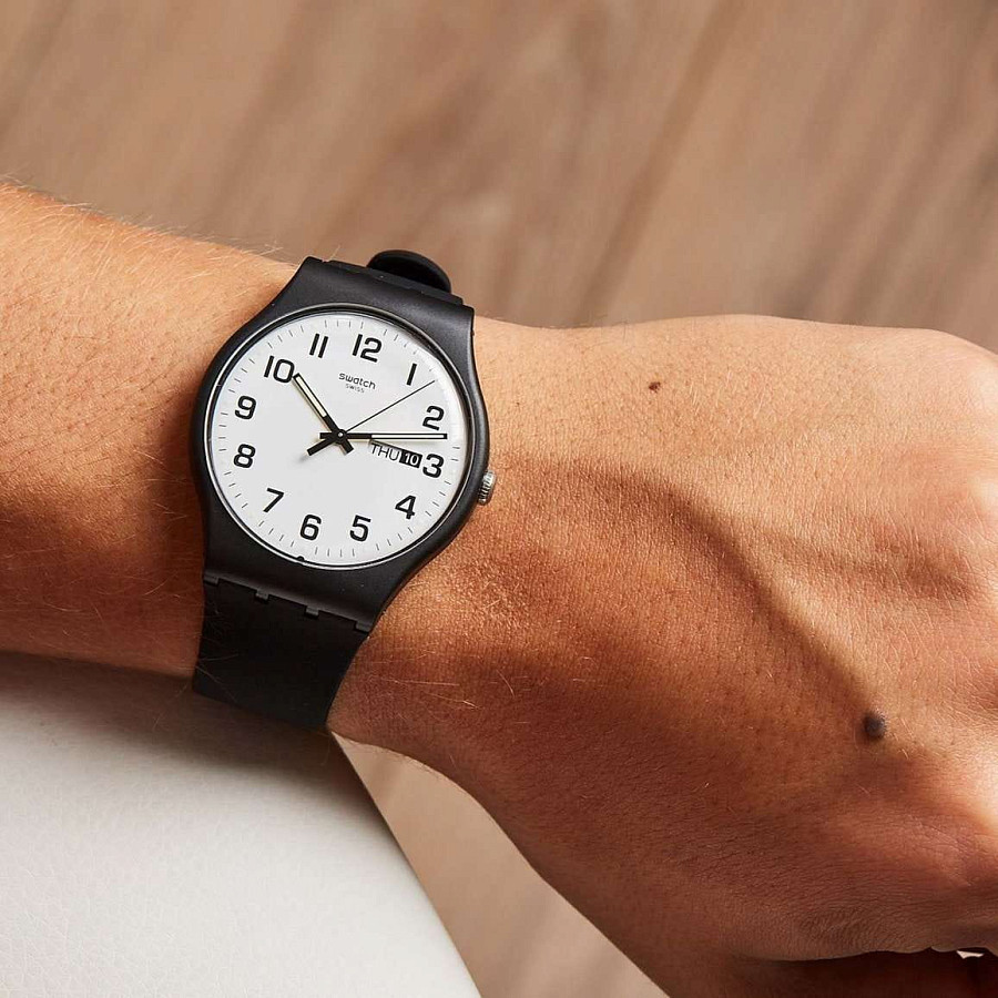 Часы Swatch New Gent SUOB705 — Швейцария, кварцевые