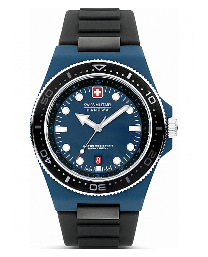 Часы Swiss Military Hanowa Ocean Pioneer SMWGN0001184 — мужские, синий