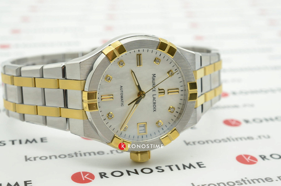 Часы Maurice Lacroix Aikon Automatic AI6006-PVY13-170-1 — механические, металл сталь