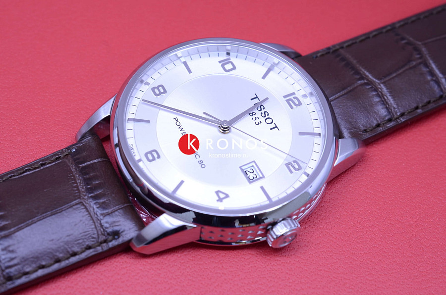 Часы Tissot Luxury Powermatic 80 T086.407.16.037.00 — сталь металл, кожаный