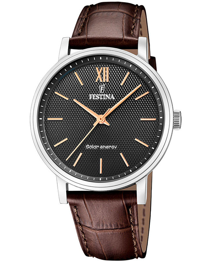 Часы Festina Solar F20660/6 — мужские, черный