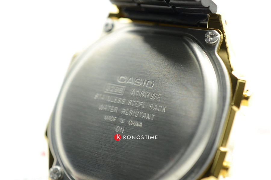 Часы Casio Collection A-168WEGB-1B — мужские, черный