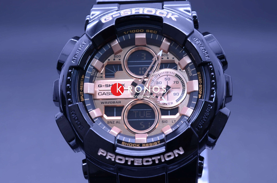 Часы Casio G-Shock GA-140GB-1A2 — розовый, пластик