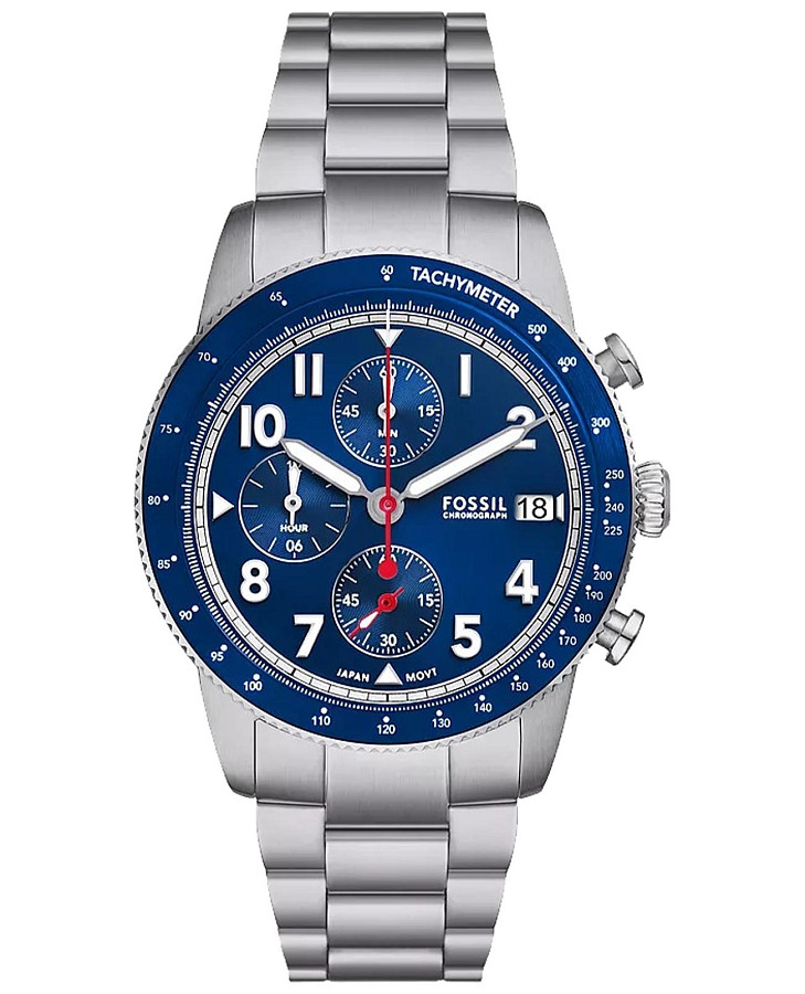 Часы Fossil Sport Tourer FS6047 — мужские, синий