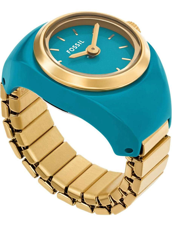 Часы Fossil Watch Ring ES5415 — кварцевые, сталь металл