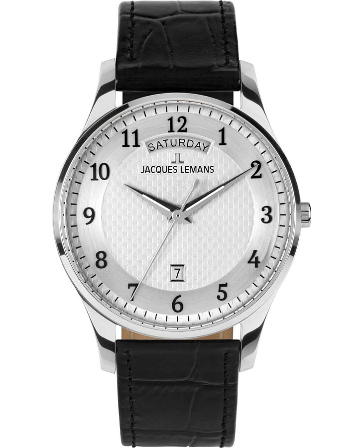 Часы Jacques Lemans London 1-2193O — мужские, серебристый