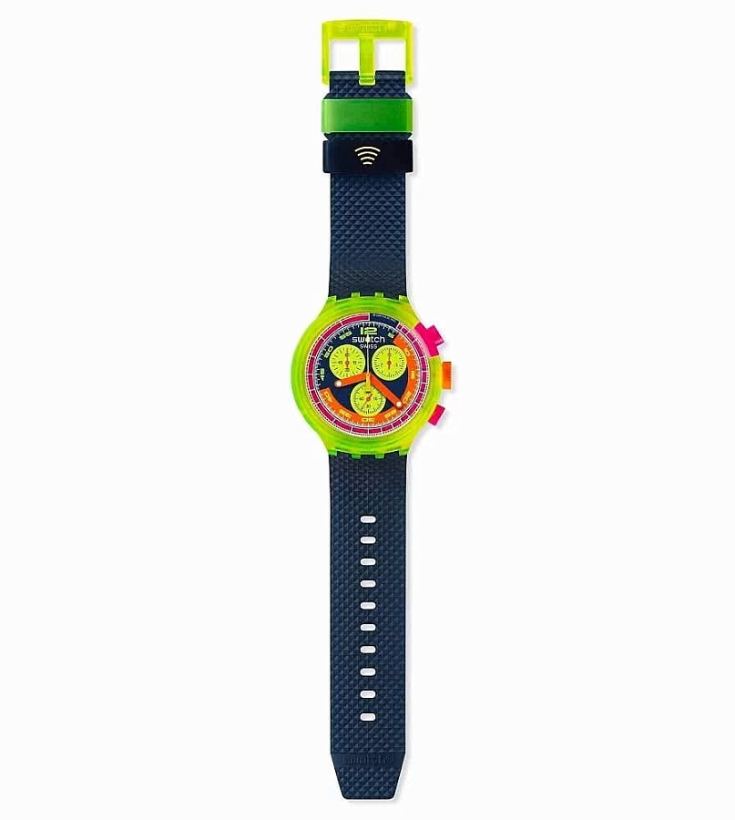 Часы Swatch Big Bold SB06J101-6000 — кварцевые, пластик