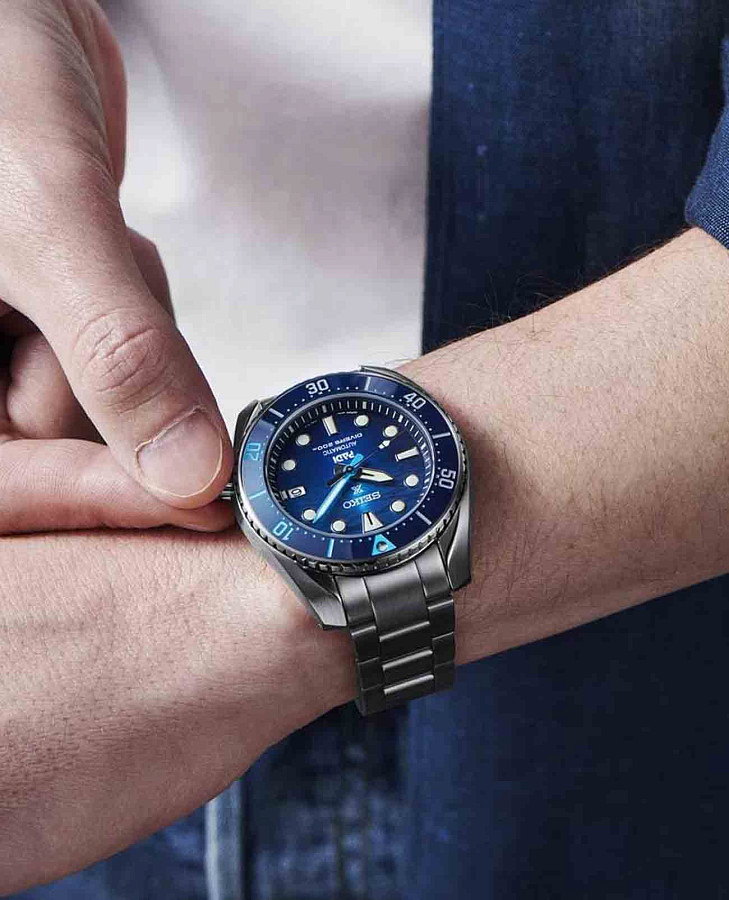 Часы Seiko Prospex SPB375J1 — серебристый, металл сталь